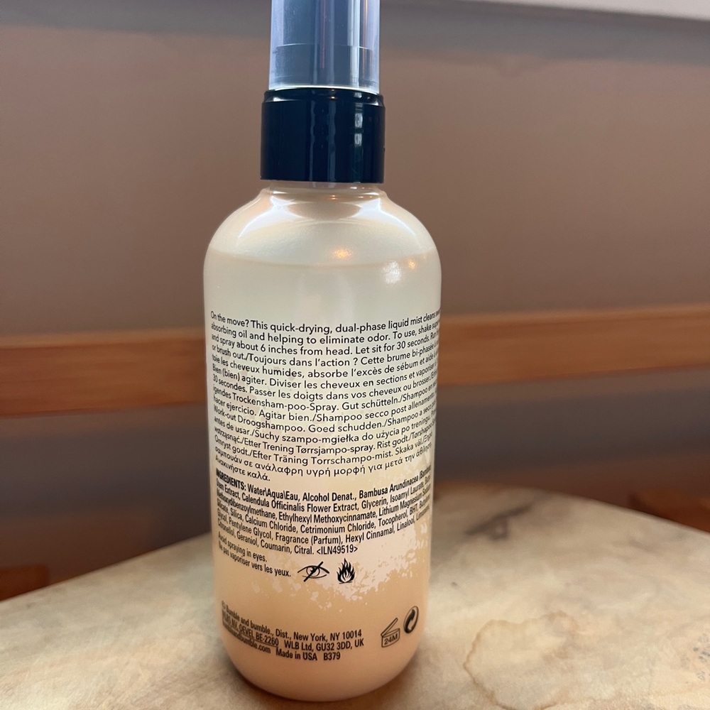 Bumble and Bumble Bb. Pret-a-Powder Post Workout Dry Shampoo Mist 4oz - Picture 2 of 2